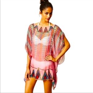 Anthropologie blouse/poncho/coverup/top